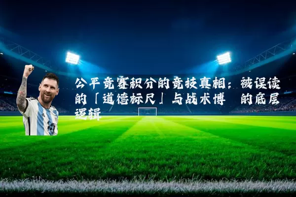 公平竞赛积分的竞技真相:被误读的「道德标尺」与战术博弈的底层逻辑